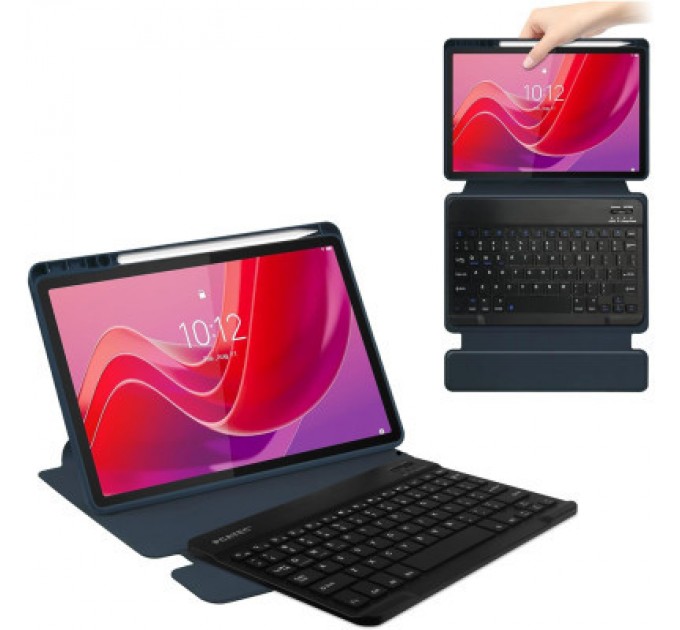 BeCover Чохол до планшета BeCover Keyboard 360° Rotatable Lenovo Tab M11 (2024) TB-TB330FU/Xiaoxin Pad 11 (2024) 11" Deep Blue (711075)