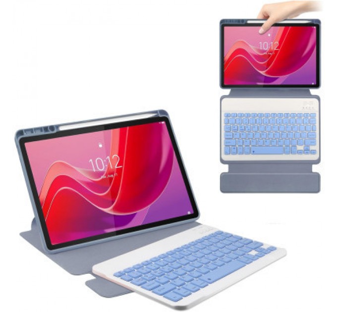 BeCover Чохол до планшета BeCover Keyboard 360° Rotatable Lenovo Tab M11 (2024) TB-TB330FU/Xiaoxin Pad 11 (2024) 11" Purple (711078)