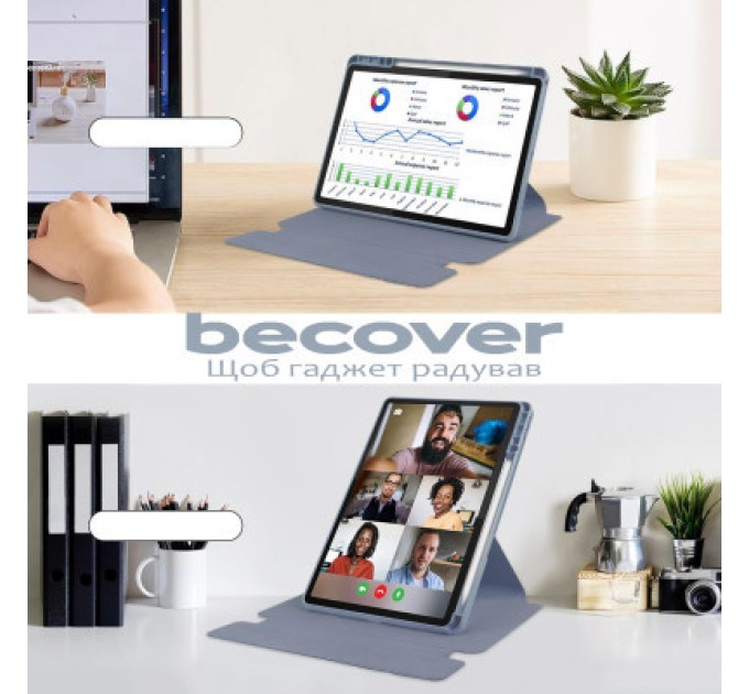 BeCover Чохол до планшета BeCover Keyboard 360° Rotatable Lenovo Tab M11 (2024) TB-TB330FU/Xiaoxin Pad 11 (2024) 11" Purple (711078)