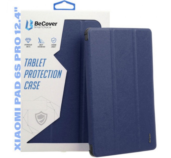 BeCover Чохол до планшета BeCover Smart Case Xiaomi Pad 6S Pro 12.4" Deep Blue (711084)