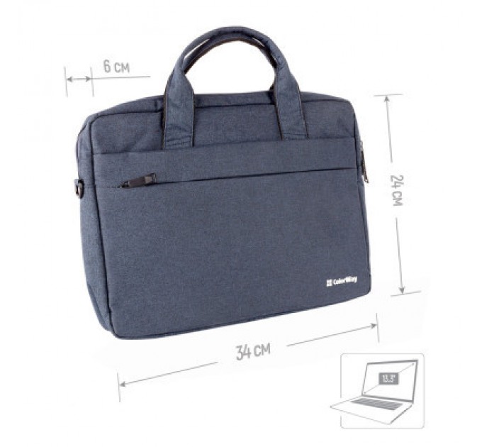 ColorWay Сумка для ноутбука ColorWay 13.3" Modern Navy (CW-LBM133-NV)