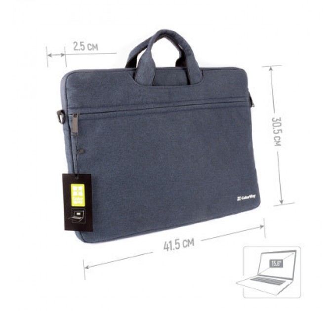 ColorWay Сумка для ноутбука ColorWay 15.6" Casual Navy (CW-LBC156-NV)