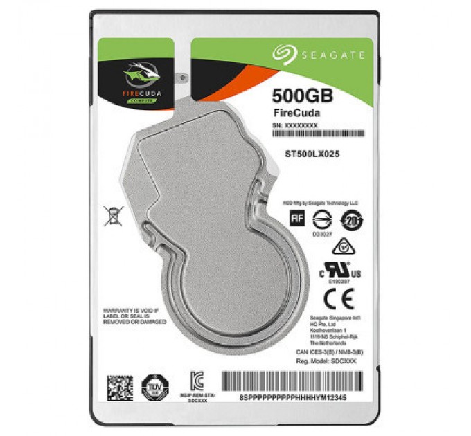 Seagate Жорсткий диск для ноутбука 2.5" 500GB Seagate (ST500LX025)