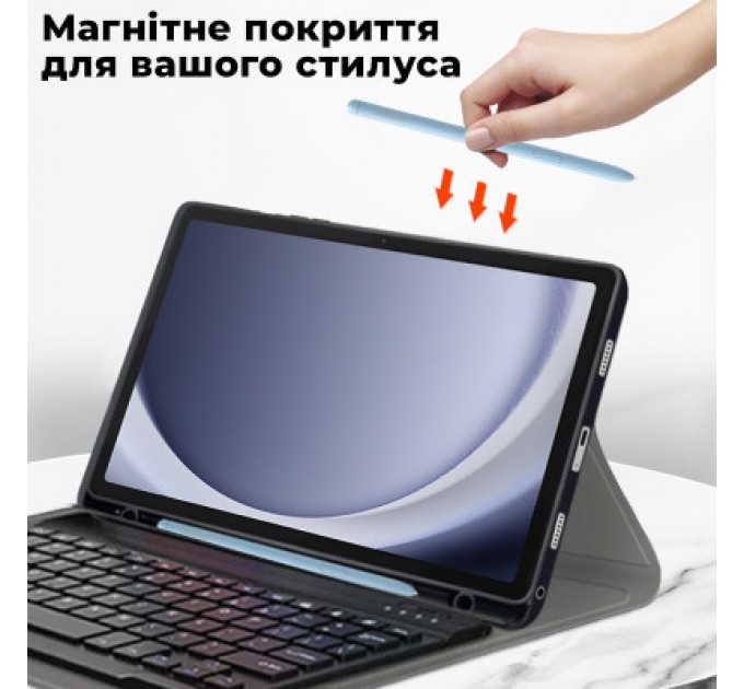 AirOn Чохол до планшета AirOn Premium Samsung Galaxy Tab A9 Plus 11'' 2023 + Bluetooth Keyboard (4822352781115)