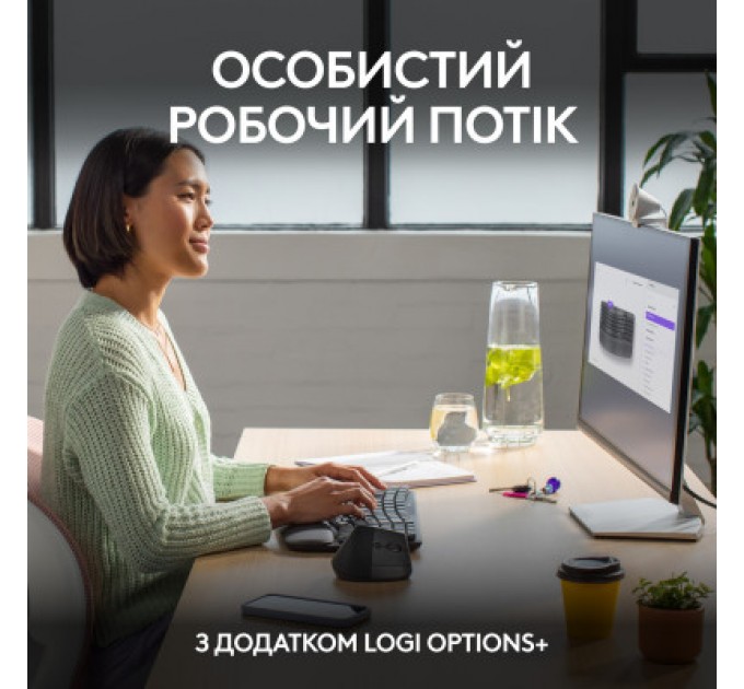 Logitech Клавіатура Logitech Wave Keys Bluetooth/Wireless Black (920-012304)