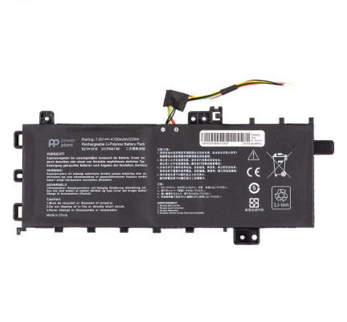PowerPlant Акумулятор до ноутбука ASUS VivoBook 15 X512DA (B21N1818) 7.6V 4150mAh PowerPlant (NB431823)