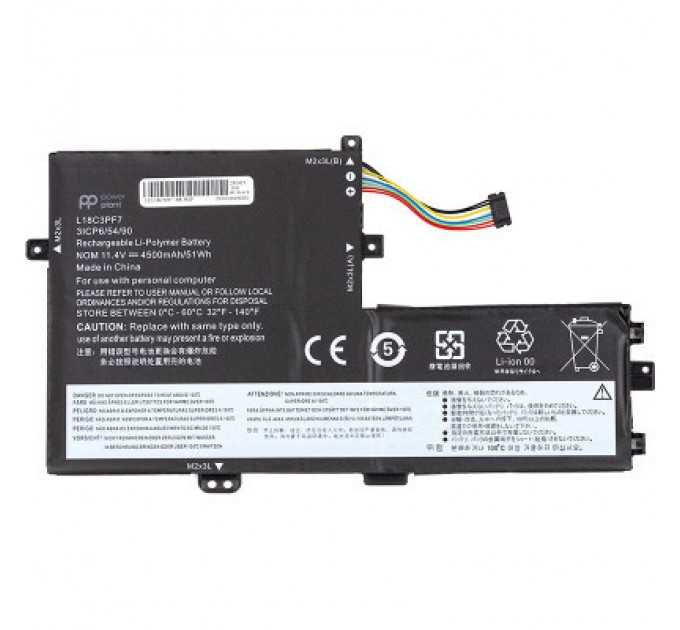 PowerPlant Акумулятор до ноутбука LENOVO Ideapad S340-14IML (L18C3PF7) 11.4V 4500mAh PowerPlant (NB482092)