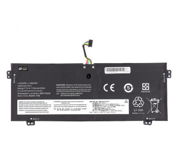 PowerPlant Акумулятор до ноутбука LENOVO Yoga 720-13IKB (L16C4PB1) 7.7V 7100mAh PowerPlant (NB482160)