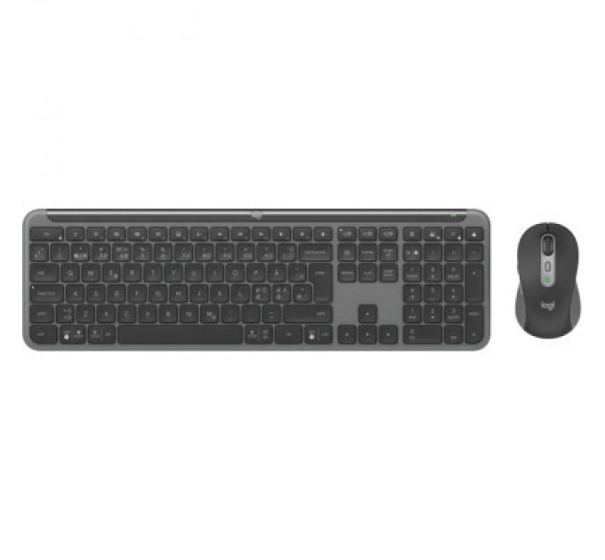 Logitech Комплект Logitech Signature Slim MK950 for Business Wireless/Bluetooth UA Graphite (920-012508)