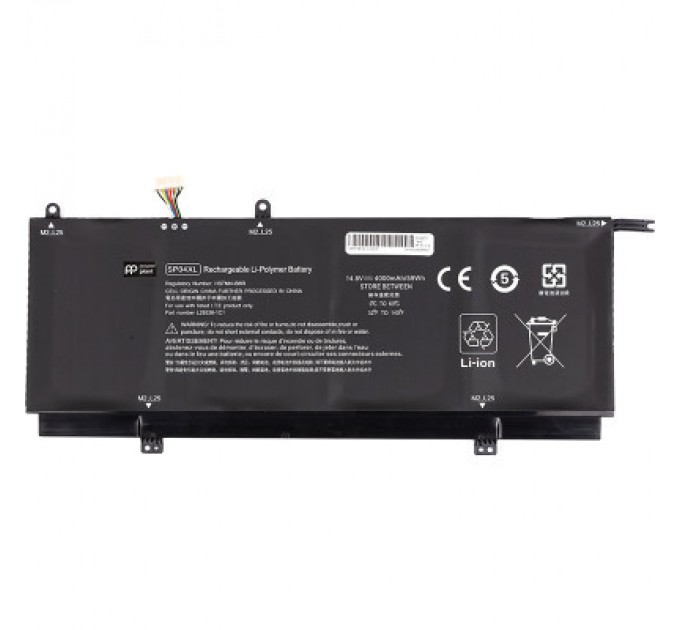 PowerPlant Акумулятор до ноутбука HP Spectre x360 Convertible 13T-AP000 (SP04XL) 14.8V 4000mAh PowerPlant (NB462216)