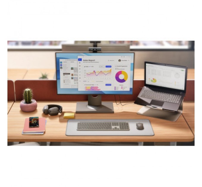 Logitech Комплект Logitech Signature Slim MK950 for Business Wireless/Bluetooth UA Graphite (920-012508)