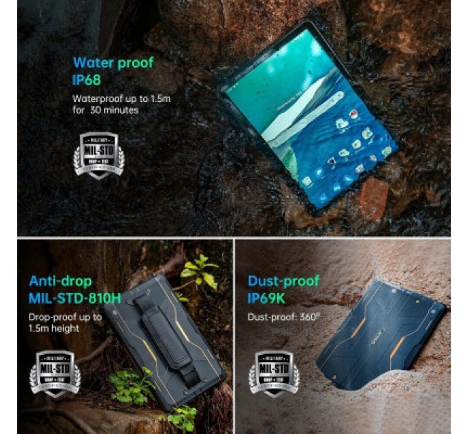 OUKITEL Планшет OUKITEL RT6 8/256GB /NFC/ LTE Black (6931940750233)