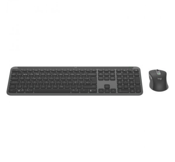 Logitech Комплект Logitech Signature Slim MK950 for Business Wireless/Bluetooth UA Graphite (920-012508)
