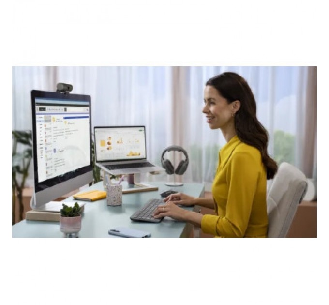 Logitech Комплект Logitech Signature Slim MK950 for Business Wireless/Bluetooth UA Graphite (920-012508)