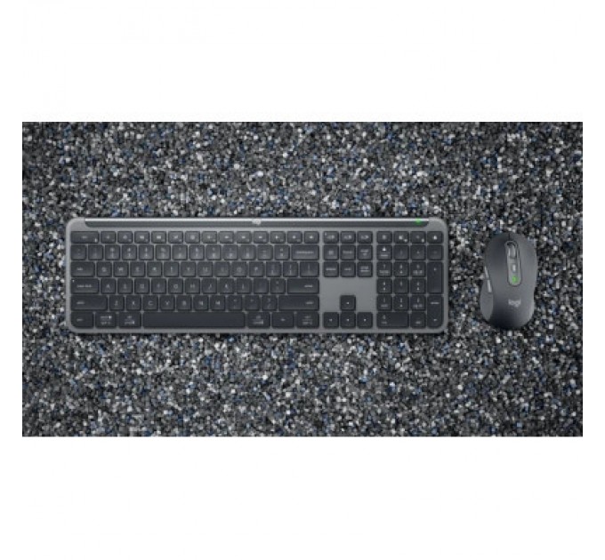 Logitech Комплект Logitech Signature Slim MK950 for Business Wireless/Bluetooth UA Graphite (920-012508)