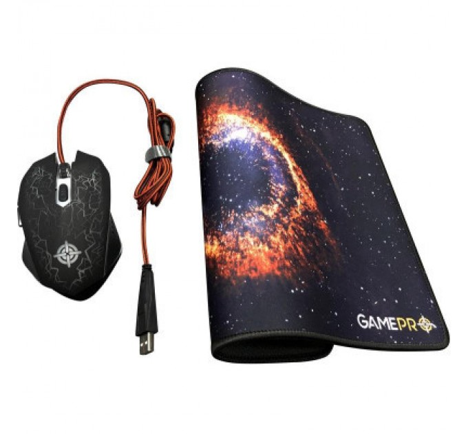 GamePro Мишка GamePro GS347 Combo 2 в 1 миша + ігрова поверхня (GS347)