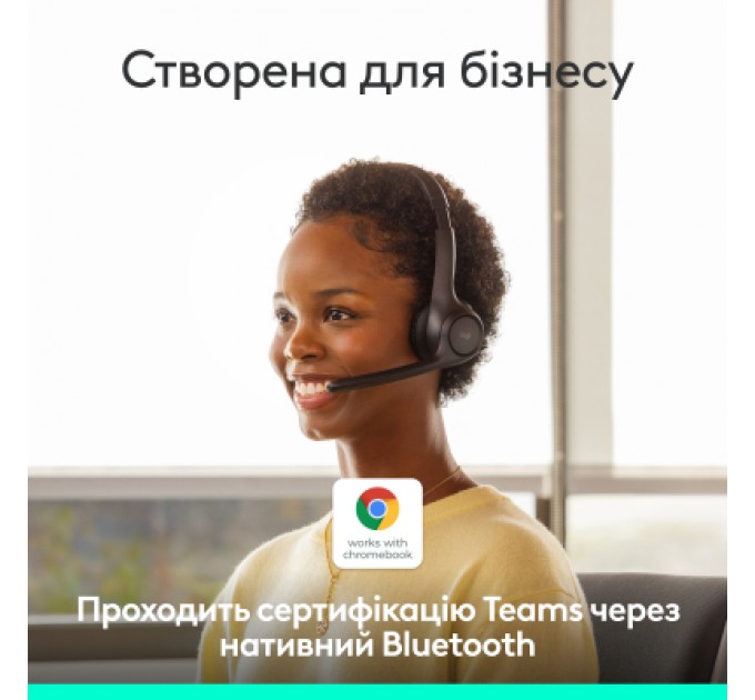 Logitech Навушники Logitech Zone 305 for Business Bluetooth Black (981-001458)