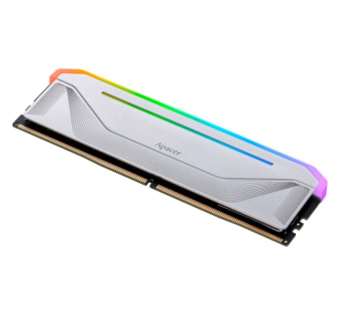 Apacer Модуль пам'яті для комп'ютера DDR5 32GB (2x16GB) 6000 MHz NOX RGB Silver Apacer (AH5U32G60C622NWAA-2)