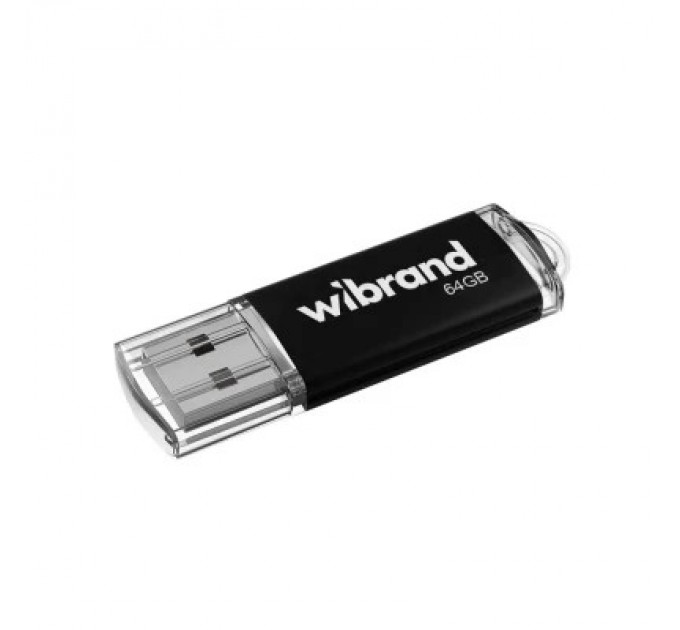 Wibrand USB флеш накопичувач Wibrand 64GB Cougar Black USB 2.0 (WI2.0/CU64P1B)