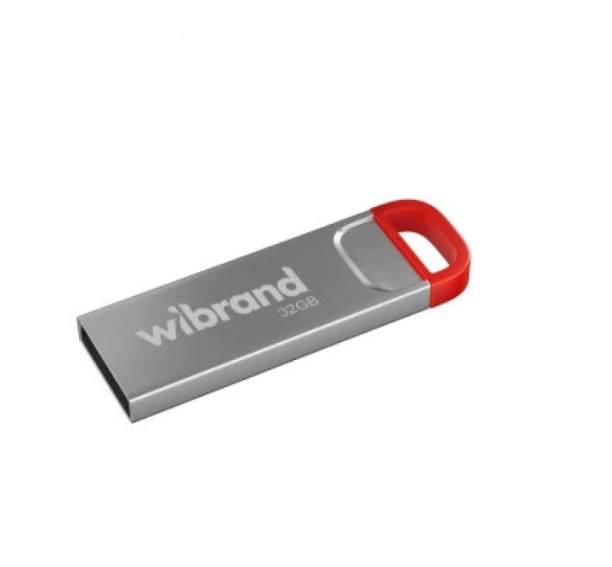 Wibrand USB флеш накопичувач Wibrand 32GB Falcon Silver-Red USB 2.0 (WI2.0/FA32U7R)