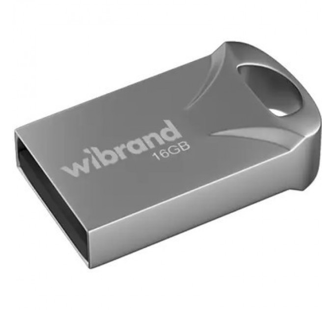 Wibrand USB флеш накопичувач Wibrand 16GB Hawk Silver USB 2.0 (WI2.0/HA16M1S)