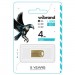 Wibrand USB флеш накопичувач Wibrand 4GB Hawk Gold USB 2.0 (WI2.0/HA4M1G)