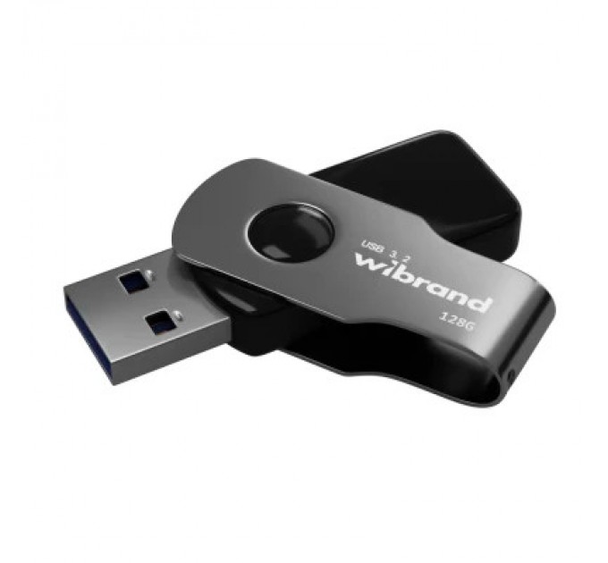 Wibrand USB флеш накопичувач Wibrand 128GB Lizard Black USB 3.2 Gen 1 (USB 3.0) (WI3.2/LI128P9B)