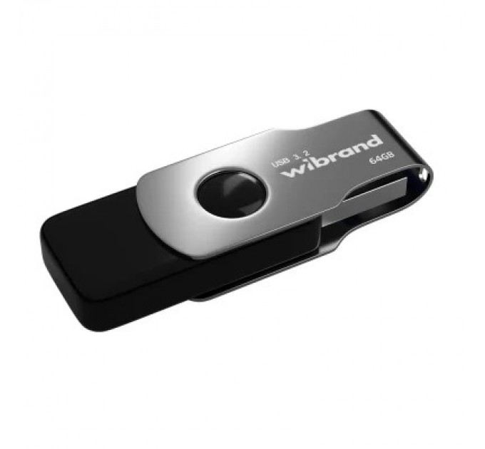 Wibrand USB флеш накопичувач Wibrand 64GB Lizard Black USB 3.2 Gen 1 (USB 3.0) (WI3.2/LI64P9B)