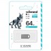 Wibrand USB флеш накопичувач Wibrand 64GB lynx Silver USB 2.0 (WI2.0/LY64M2S)