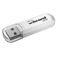 USB флеш накопичувач Wibrand 32GB Marten White USB 3.2 Gen 1 (USB 3.0) (WI3.2/MA32P10W)