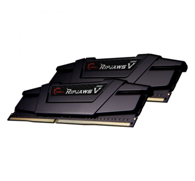 G.Skill Модуль пам'яті для комп'ютера DDR4 16GB (2x8GB) 4400 MHz RipjawsV Black G.Skill (F4-4400C18D-16GVKC)