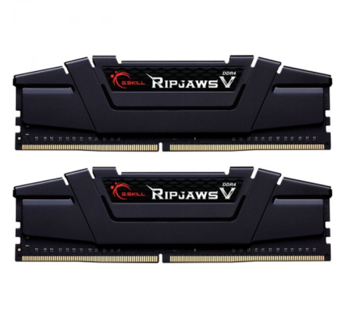 G.Skill Модуль пам'яті для комп'ютера DDR4 16GB (2x8GB) 4400 MHz RipjawsV Black G.Skill (F4-4400C18D-16GVKC)
