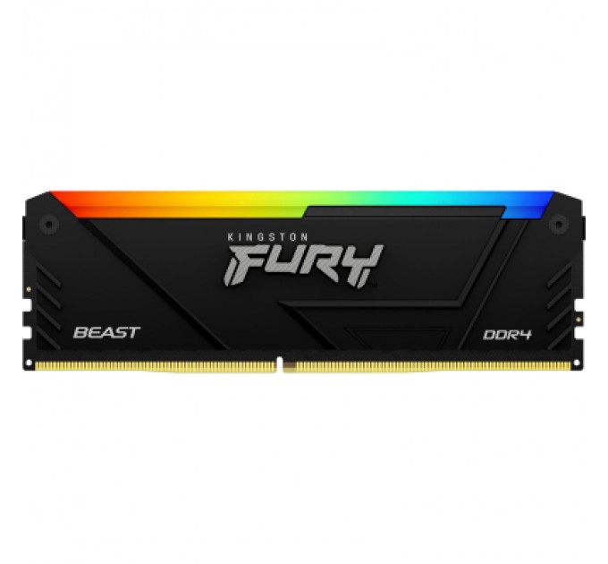 Kingston Fury (ex.HyperX) Модуль пам'яті для комп'ютера DDR4 32GB 3600 MHz Fury Beast RGB Kingston Fury (ex.HyperX) (KF436C18BB2A/32)