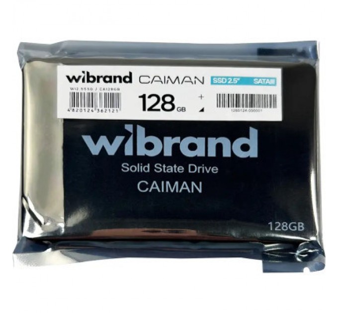 Wibrand Накопичувач SSD 2.5" 128GB Caiman Wibrand (WI2.5SSD/CA128GB)