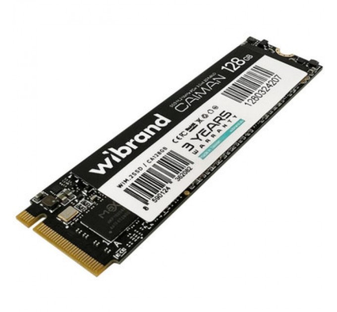 Wibrand Накопичувач SSD M.2 2280 128GB Caiman Wibrand (WIM.2SSD/CA128GB)