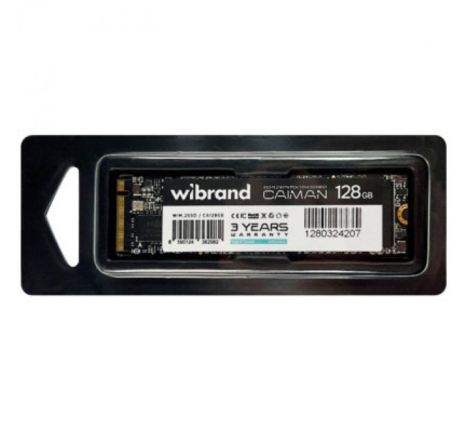 Wibrand Накопичувач SSD M.2 2280 128GB Caiman Wibrand (WIM.2SSD/CA128GB)