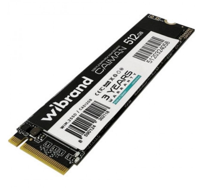 Wibrand Накопичувач SSD M.2 2280 512GB Caiman Wibrand (WIM.2SSD/CA512GB)