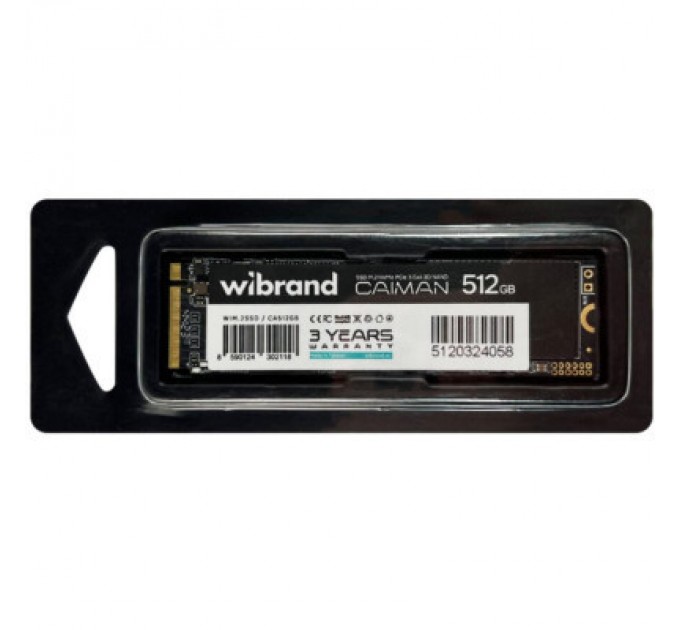 Wibrand Накопичувач SSD M.2 2280 512GB Caiman Wibrand (WIM.2SSD/CA512GB)
