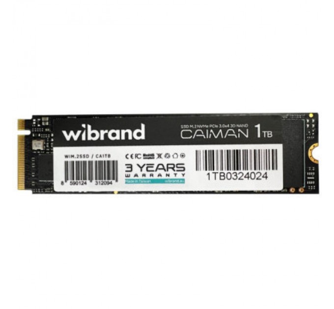 Wibrand Накопичувач SSD M.2 2280 1TB Caiman Wibrand (WIM.2SSD/CA1TB)