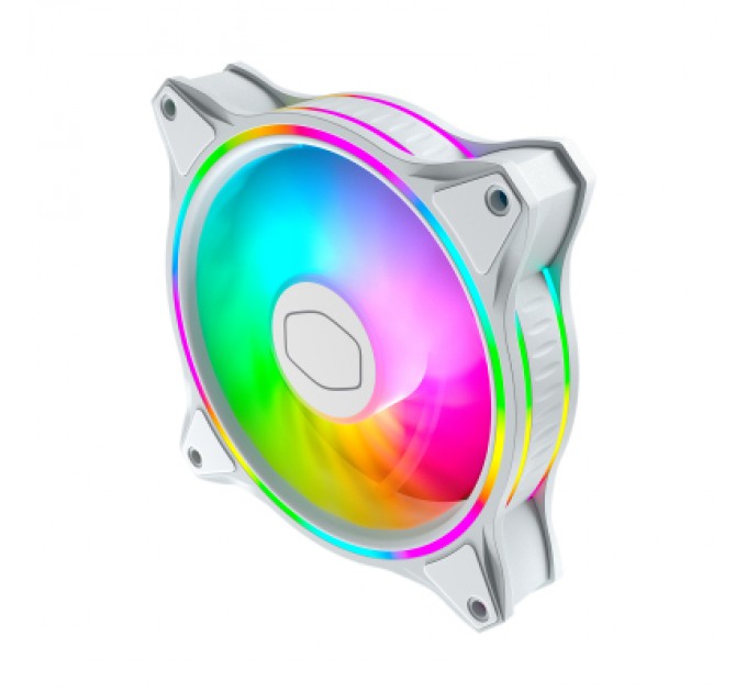 COOLER MASTER Кулер до корпусу CoolerMaster MasterFan MF120 Halo 3in1 White Edition (MFL-B2DW-183PA-R1)