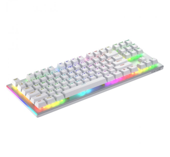 Hator Клавіатура Hator Gravity X TKL Orange USB White (HTK551UA)