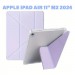BeCover Чохол до планшета BeCover Ultra Slim Origami Transparent Apple iPad Air 11" M2 2024 Purple (711392)