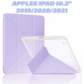 BeCover Чохол до планшета BeCover Ultra Slim Origami Transparent Apple Pencil Apple iPad 10.2 2019/2020/2021 Purple (711101)
