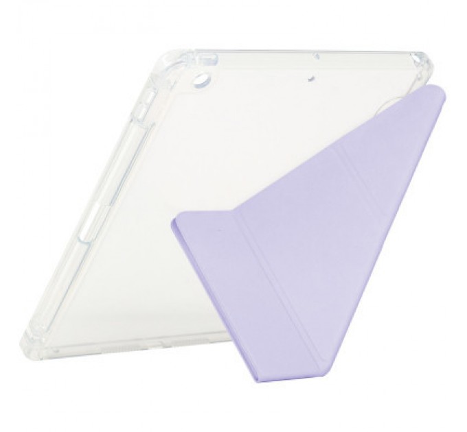 BeCover Чохол до планшета BeCover Ultra Slim Origami Transparent Apple Pencil Apple iPad 10.2 2019/2020/2021 Purple (711101)