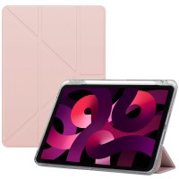 Чохол до планшета BeCover Ultra Slim Origami Transparent Apple Pencil Apple iPad Air (4/5) 2020/2022 10.9" Pink (711104)