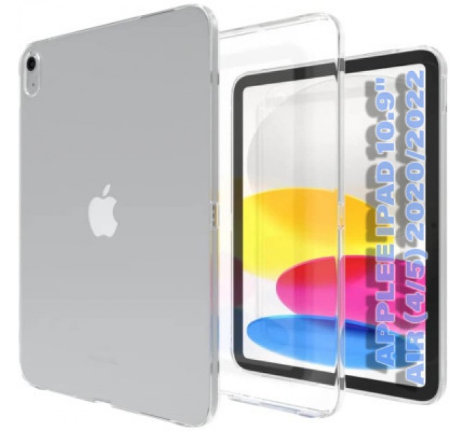 BeCover Чохол до планшета BeCover Apple iPad Air (4/5) 2020/2022 10.9" Transparancy (711097)