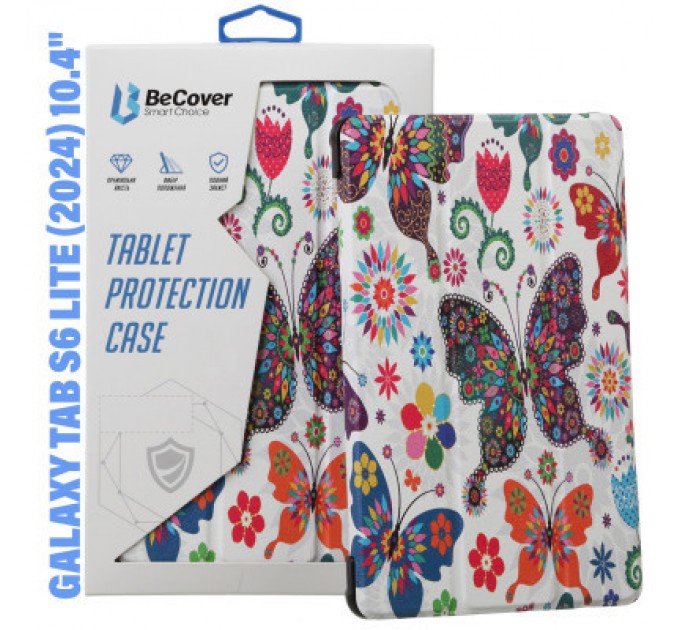 BeCover Чохол до планшета BeCover Smart Case Samsung Galaxy Tab S6 Lite (2024) 10.4" P620/P625/P627 Butterfly (710824)