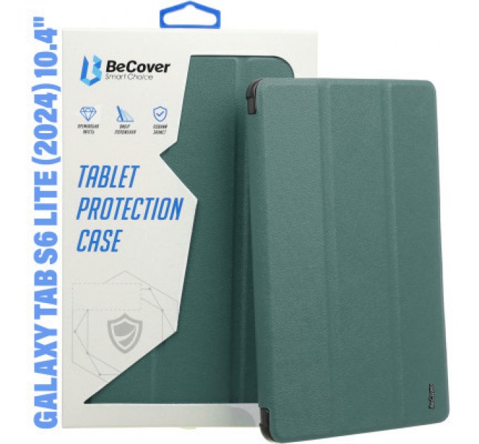BeCover Чохол до планшета BeCover Smart Case Samsung Galaxy Tab S6 Lite (2024) 10.4" P620/P625/P627 Dark Green (710819)