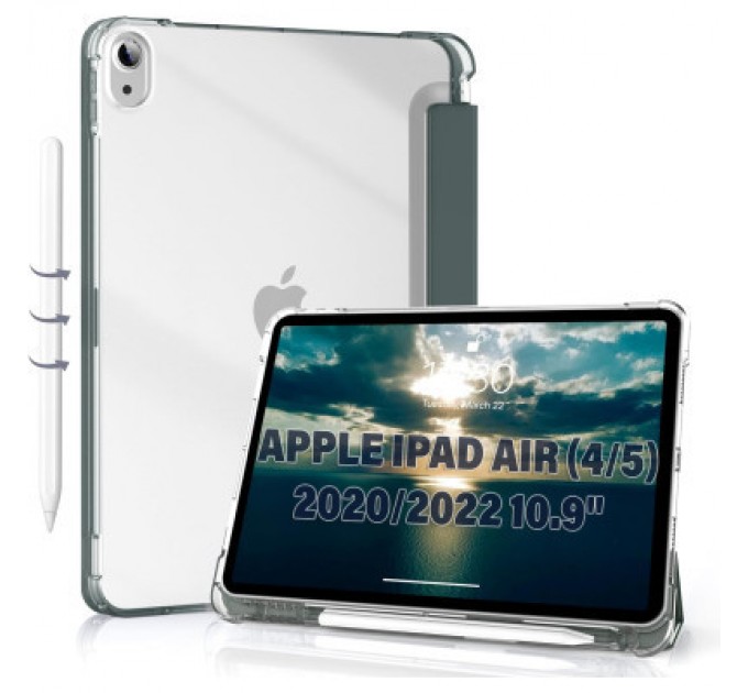 BeCover Чохол до планшета BeCover Soft Edge Apple iPad Air (4/5) 2020/2022 10.9" Dark Green (711120)