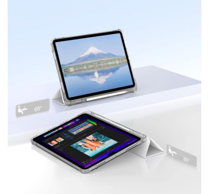 BeCover Чохол до планшета BeCover Soft Edge Apple iPad Air (4/5) 2020/2022 10.9" Gray (711122)